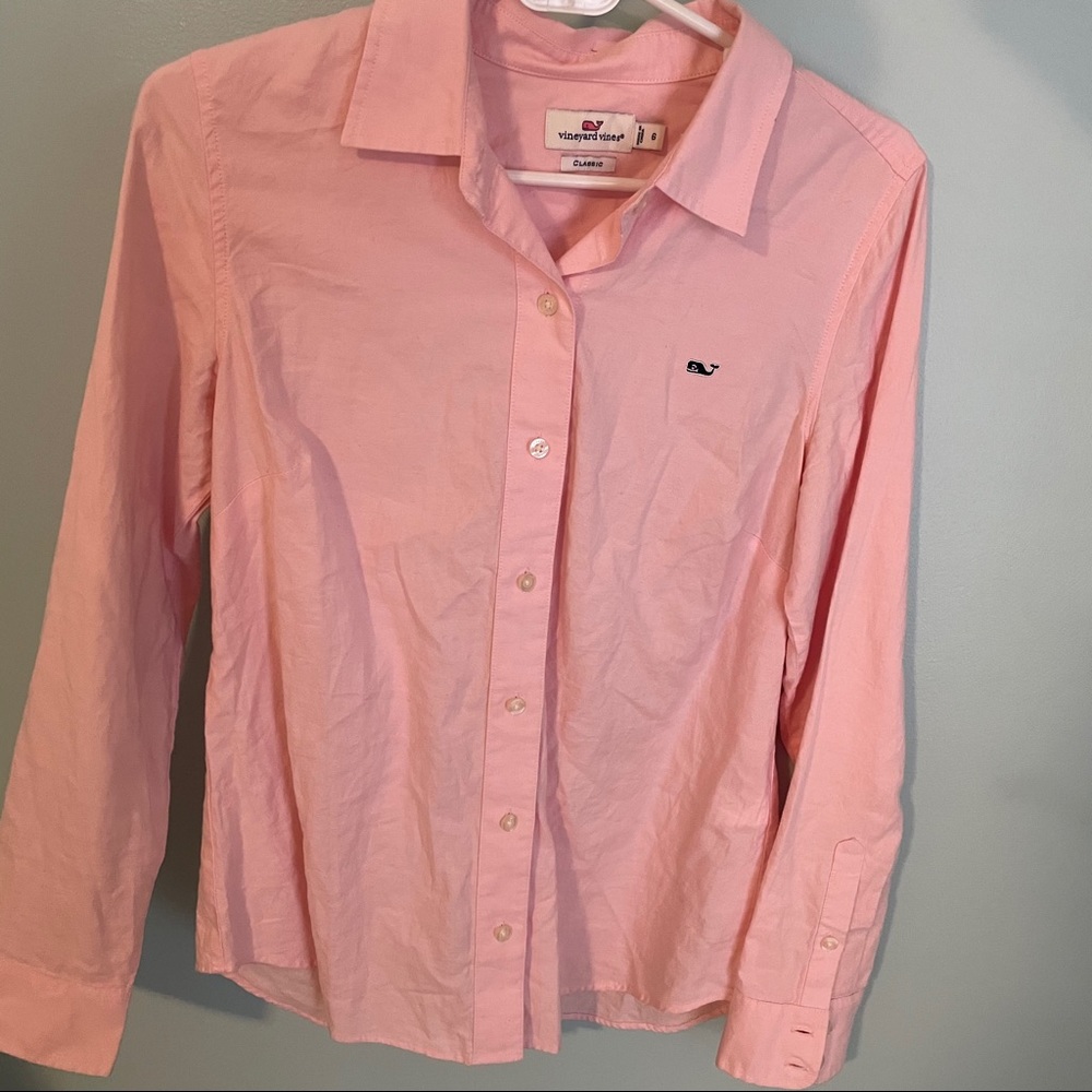 Vineyard Vines Pink Button Down